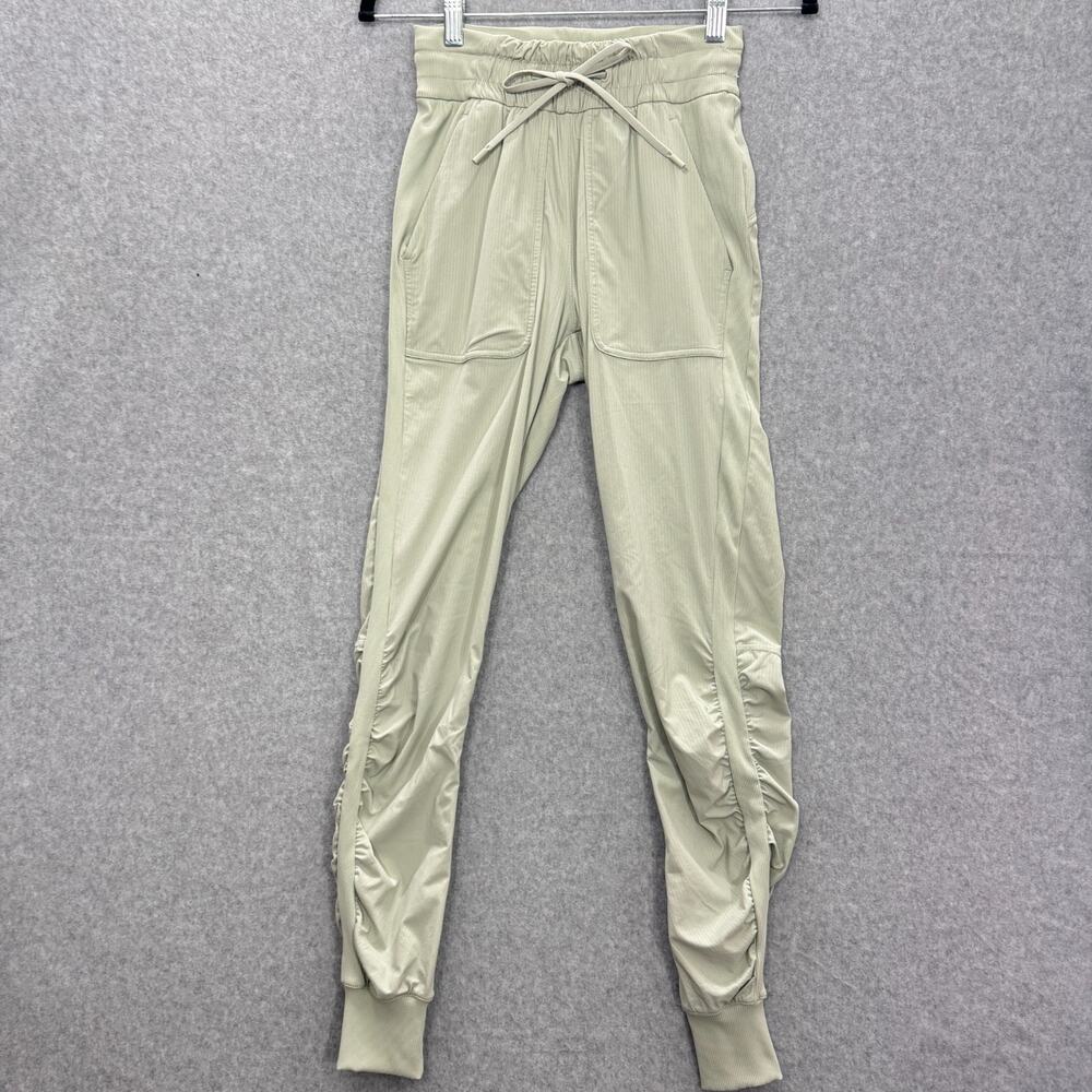 Lululemon Dance Studio Mid-Rise Joggers Sz 0 Light Sage Green 28" Inseam W5CZHS